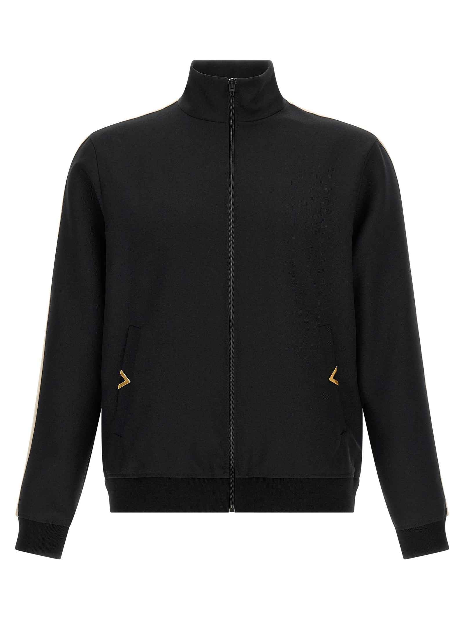 Black Polyester Sweatshirt