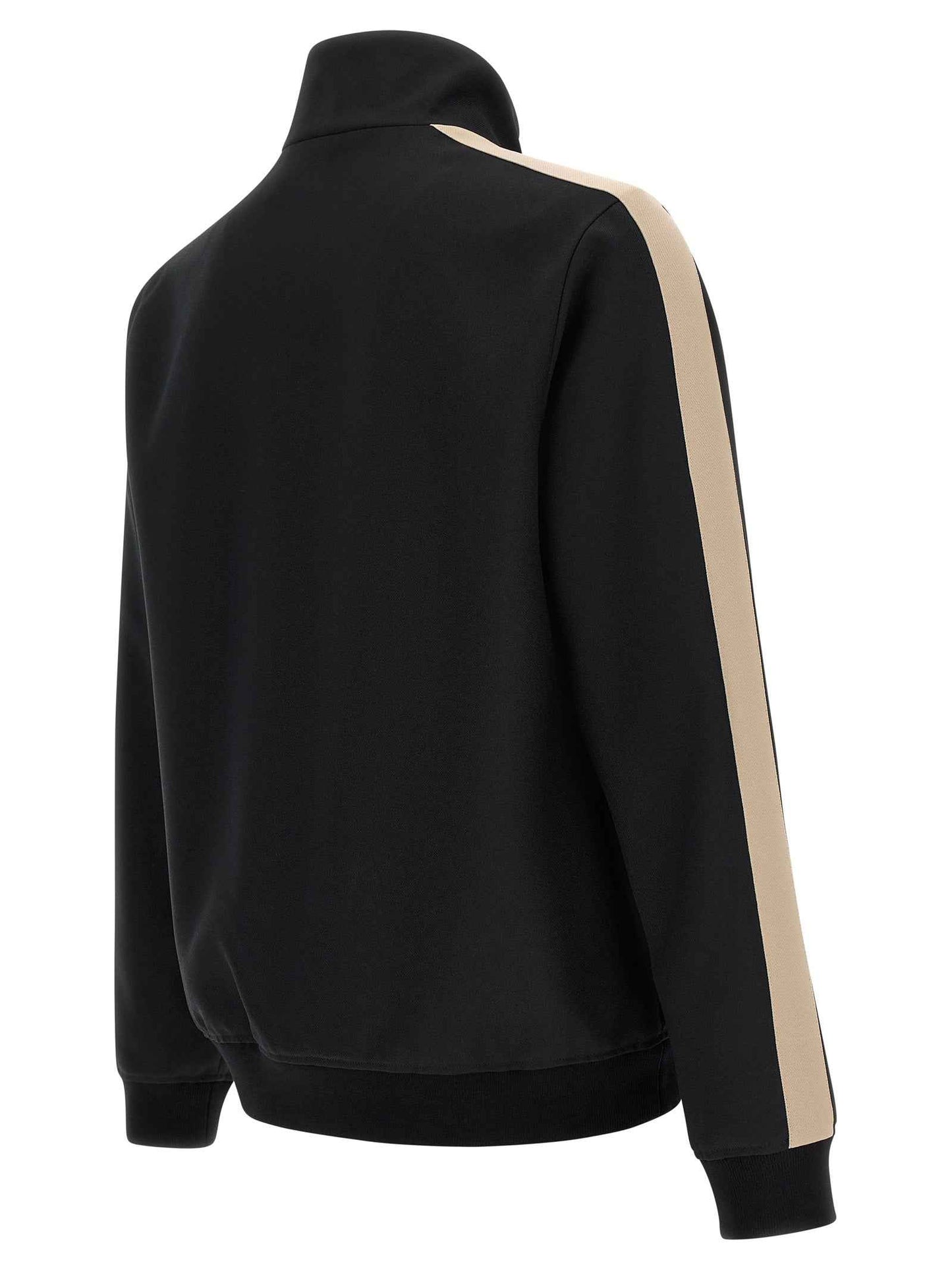Black Polyester Sweatshirt