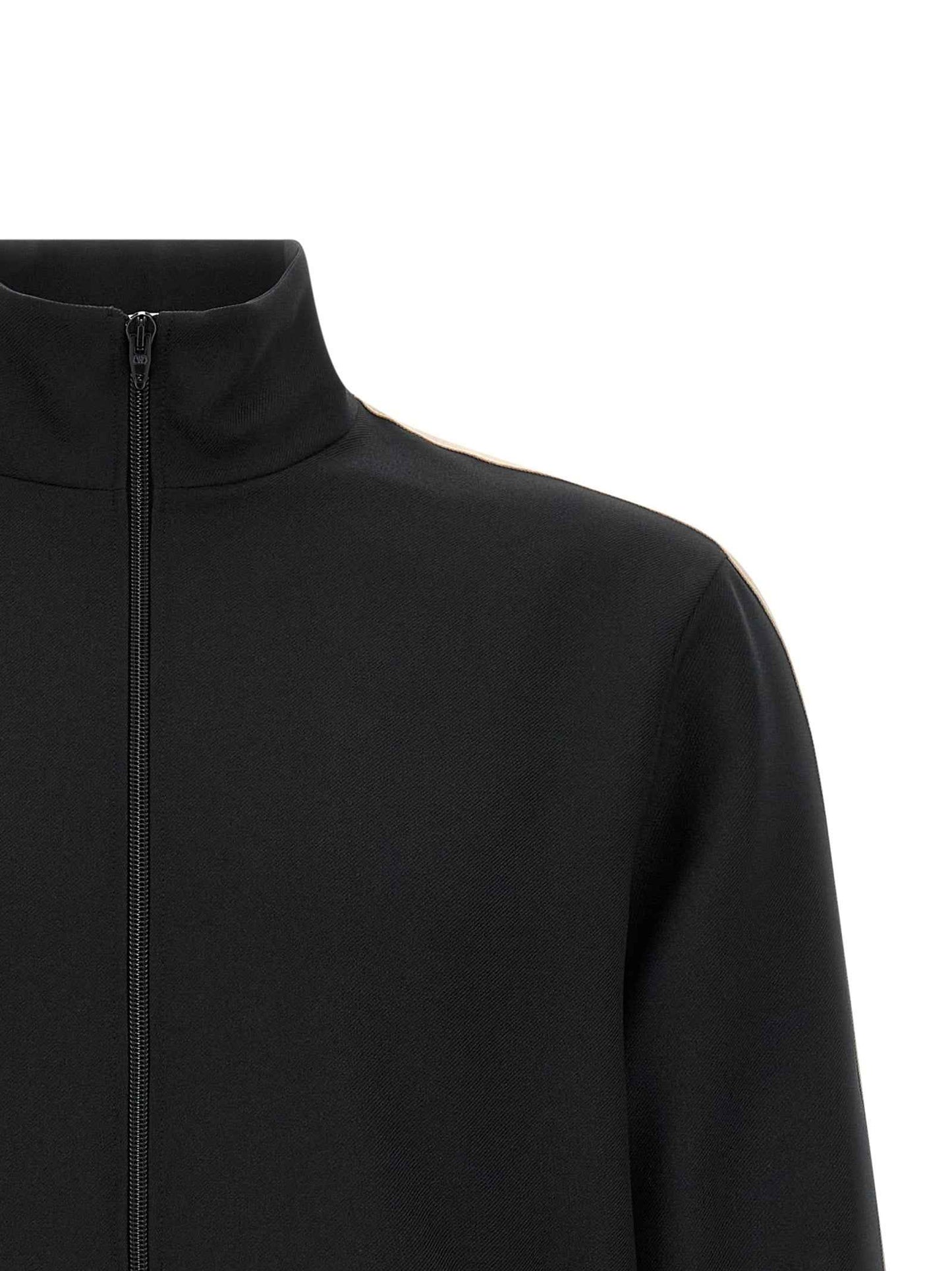 Black Polyester Sweatshirt