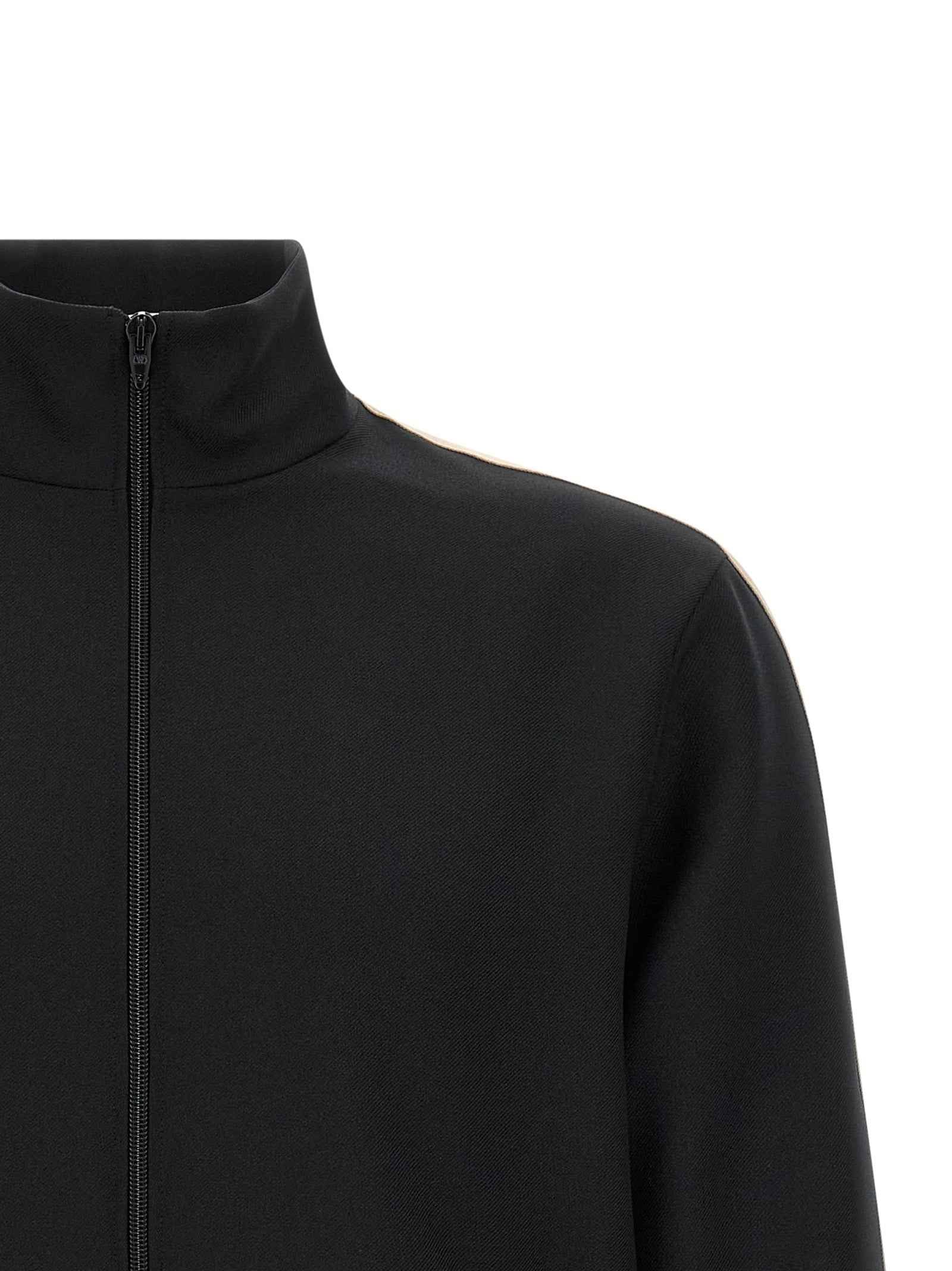 Black Polyester Sweatshirt