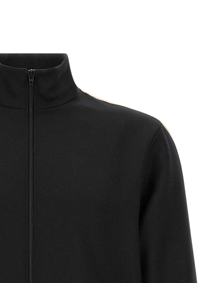 Black Polyester Sweatshirt