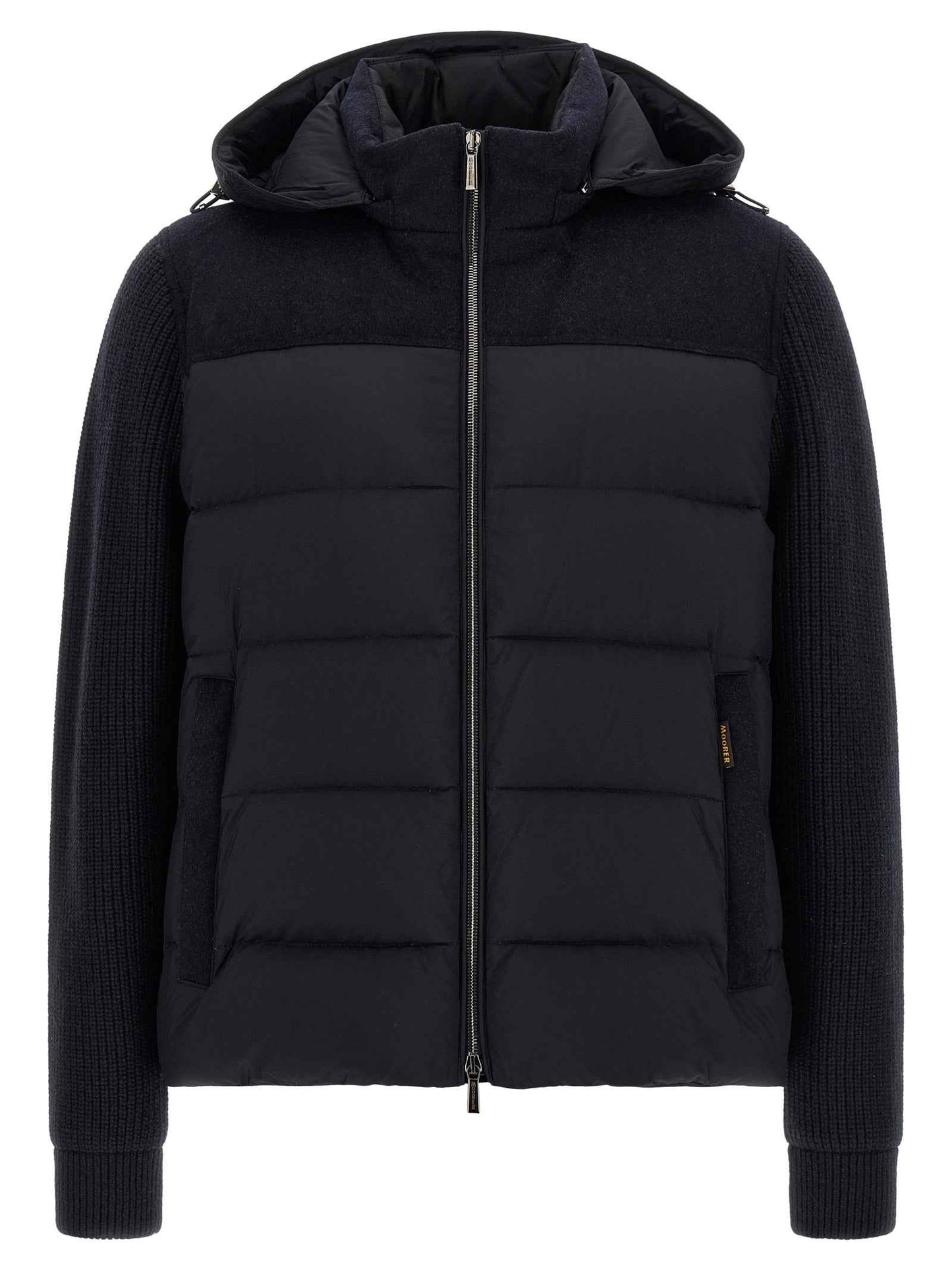Blue Wool Full-Length Jacket