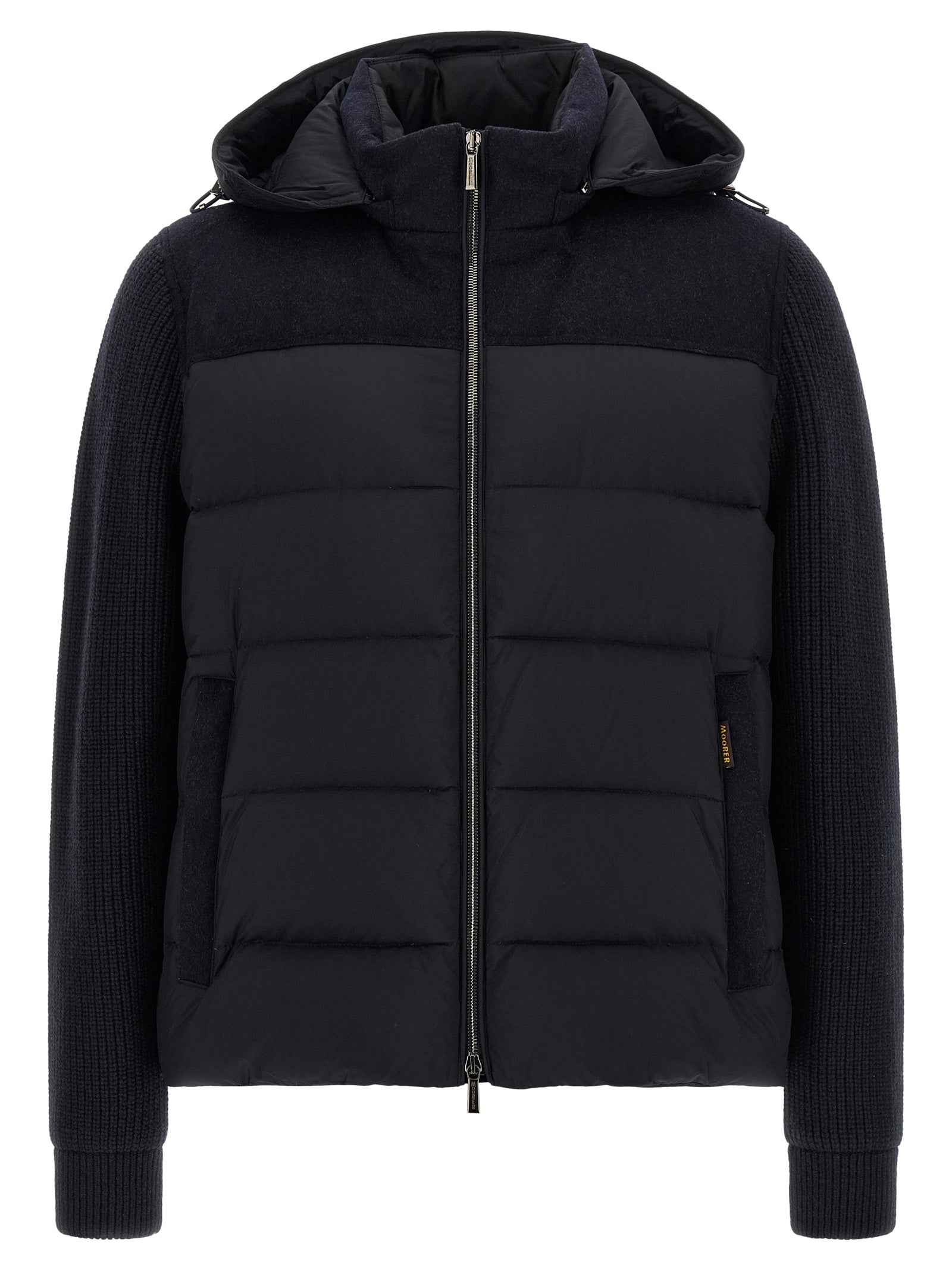Blue Wool Full-Length Jacket