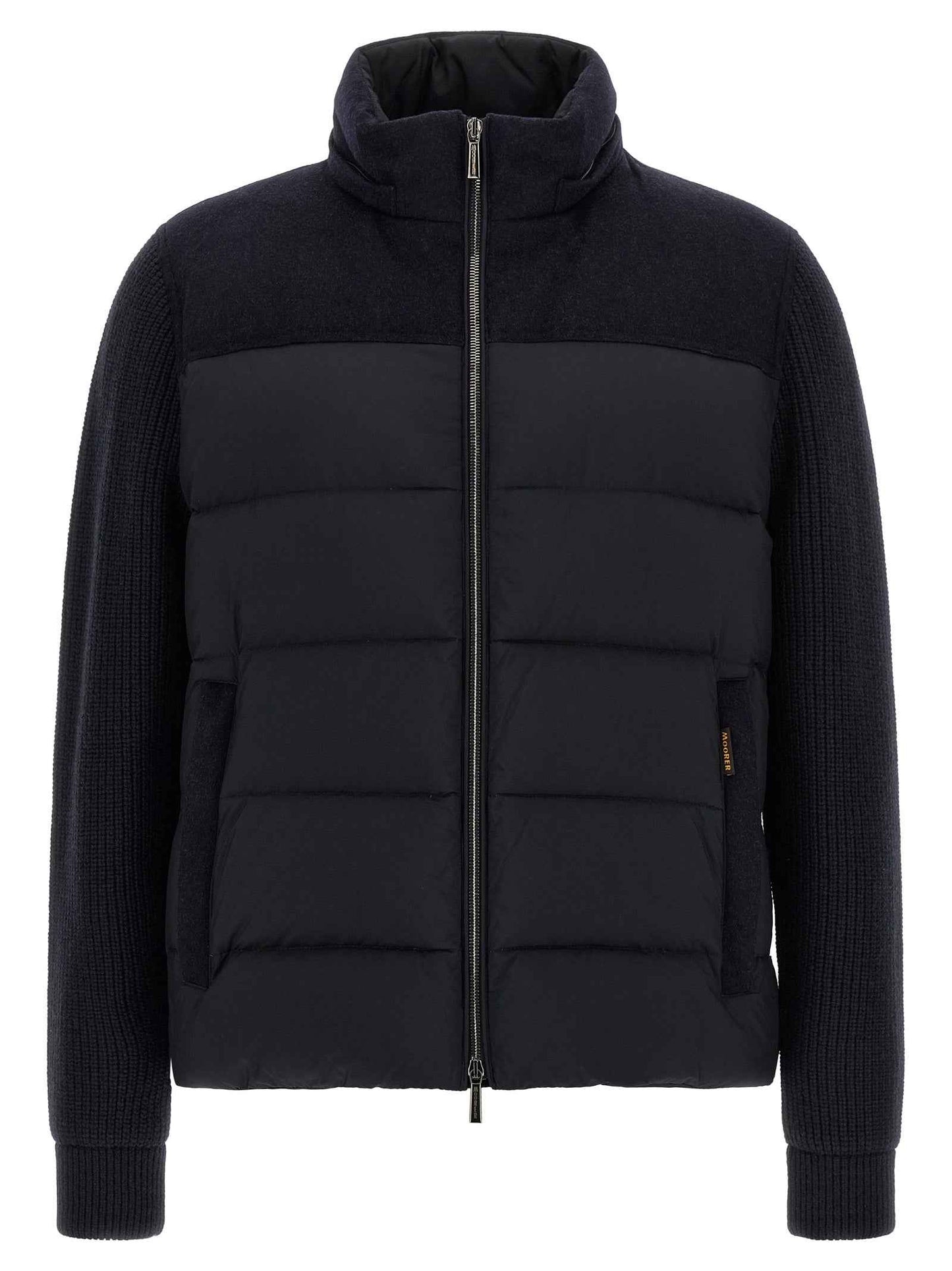 Blue Wool Full-Length Jacket