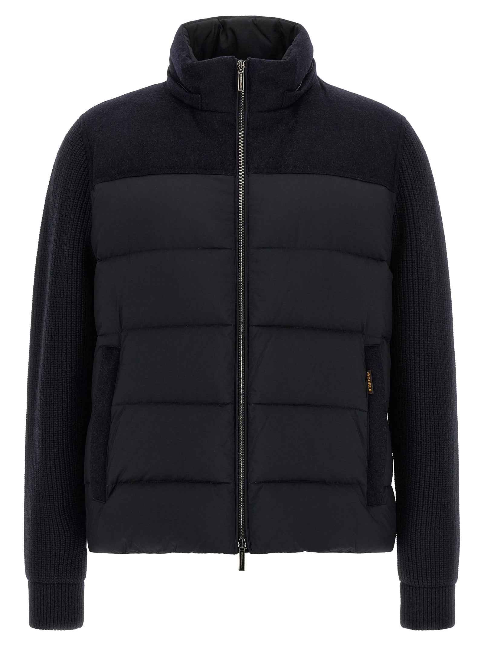 Blue Wool Full-Length Jacket