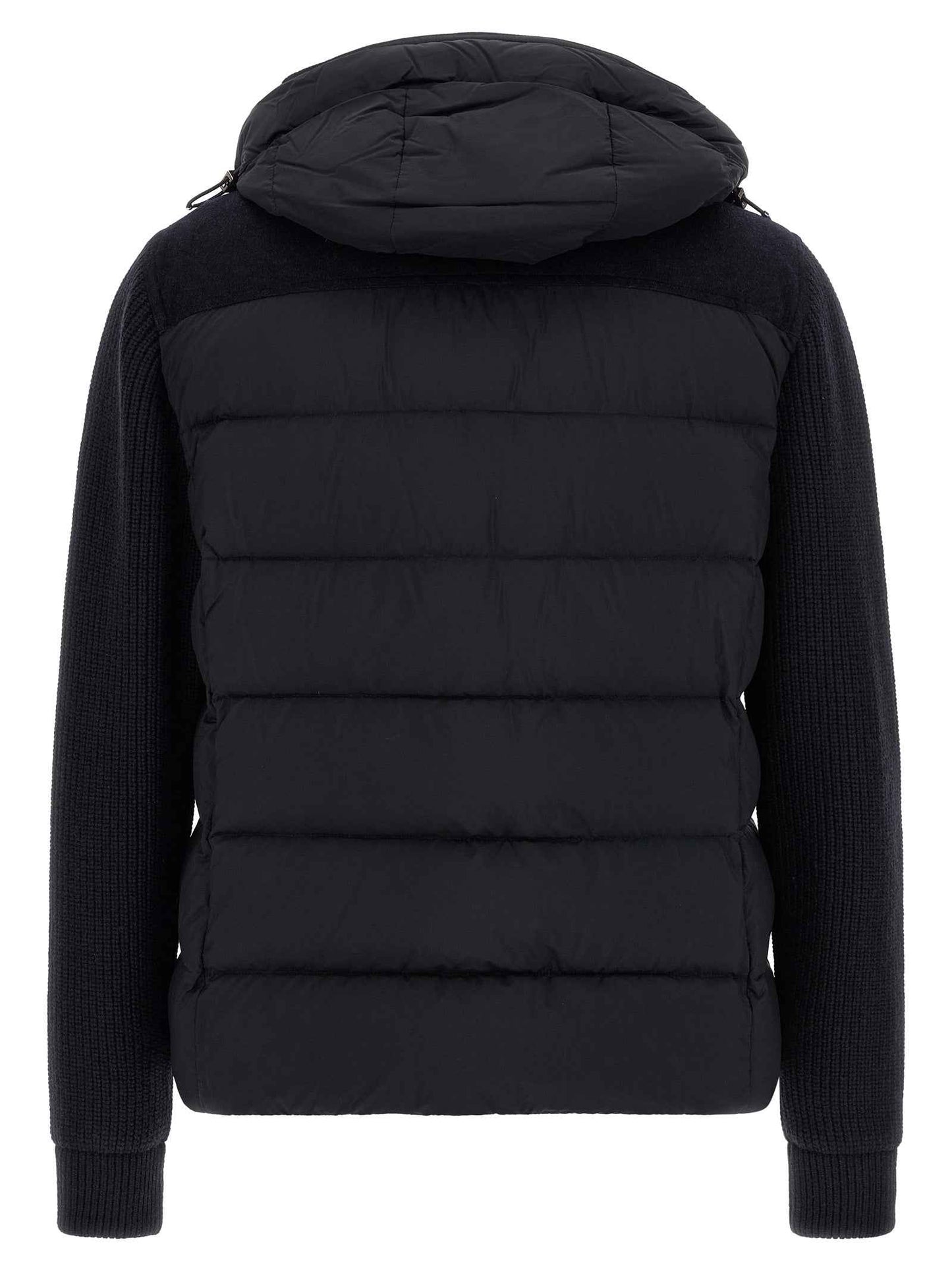 Blue Wool Full-Length Jacket