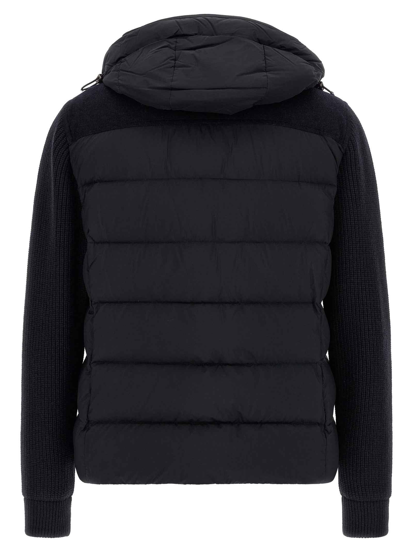 Blue Wool Full-Length Jacket