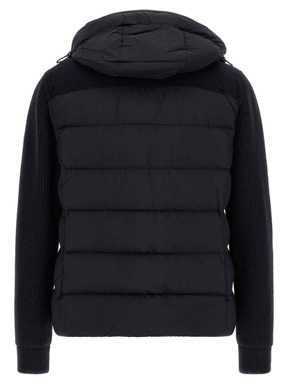 Blue Wool Full-Length Jacket
