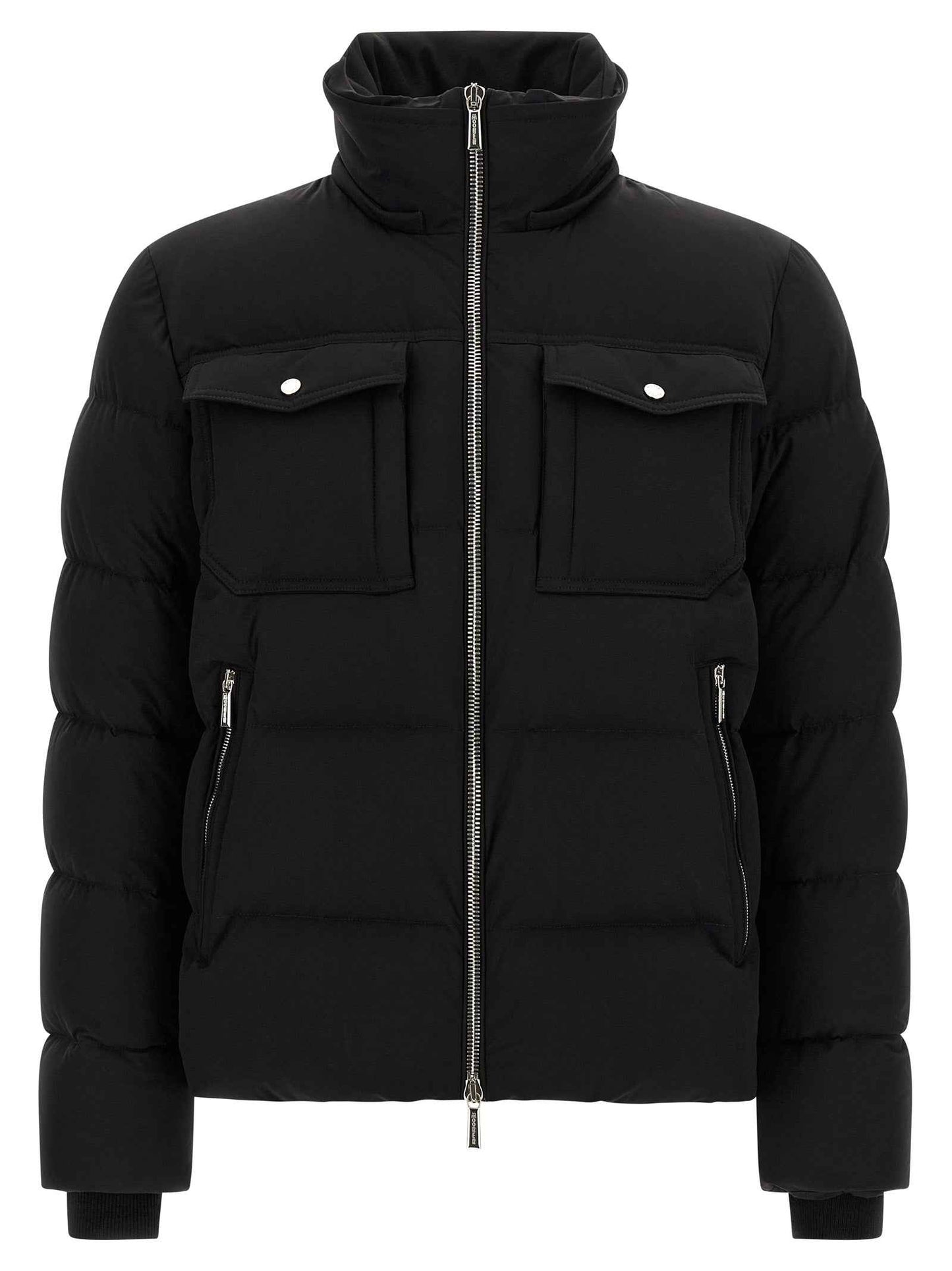 Black Wool Bomber