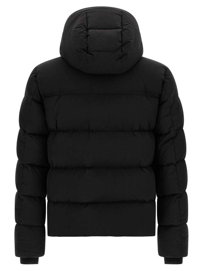 Black Wool Bomber