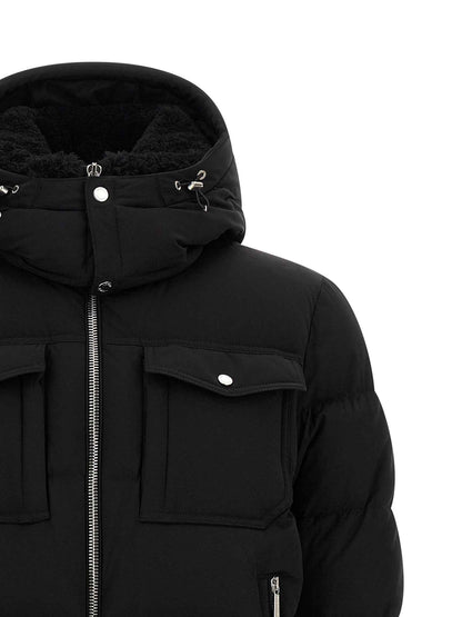 Black Wool Bomber