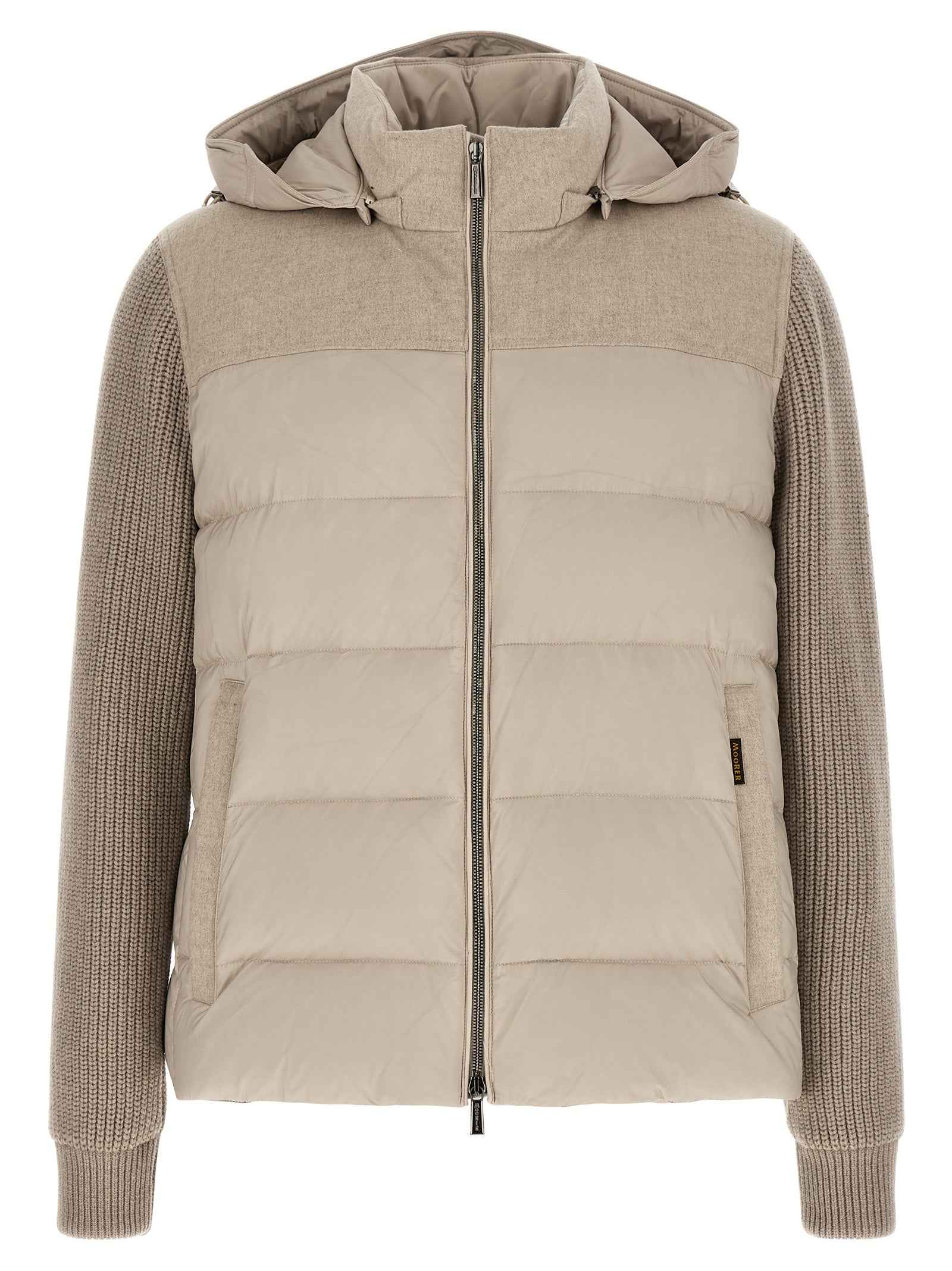 Beige Wool Full-Length Jacket