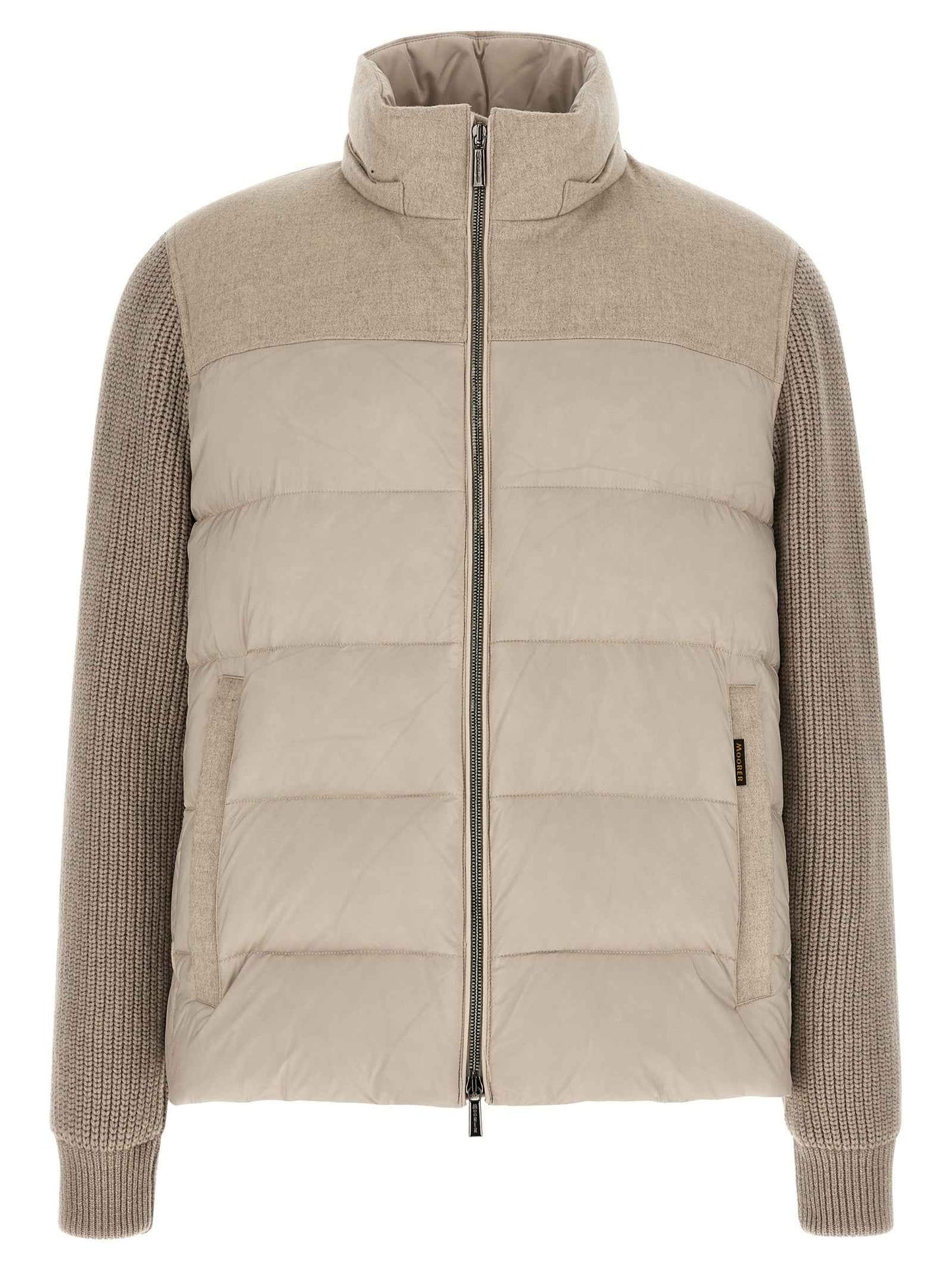 Beige Wool Full-Length Jacket