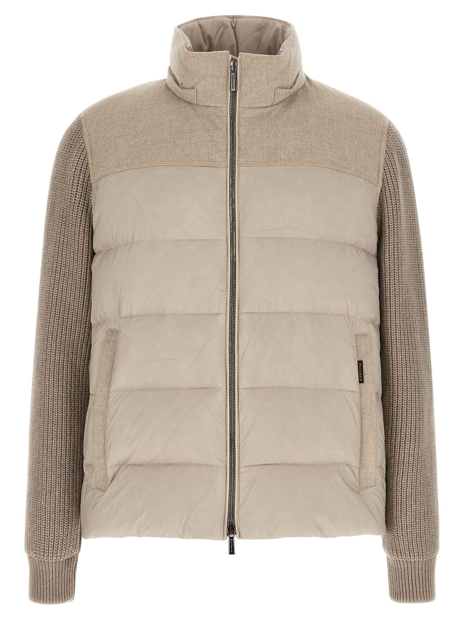 Beige Wool Full-Length Jacket