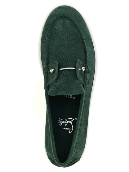 Bicolor Calfskin Slip-On Loafers