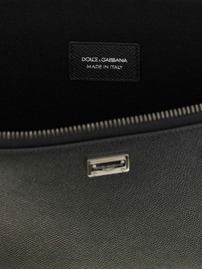 Black Calfskin Clutch Bag