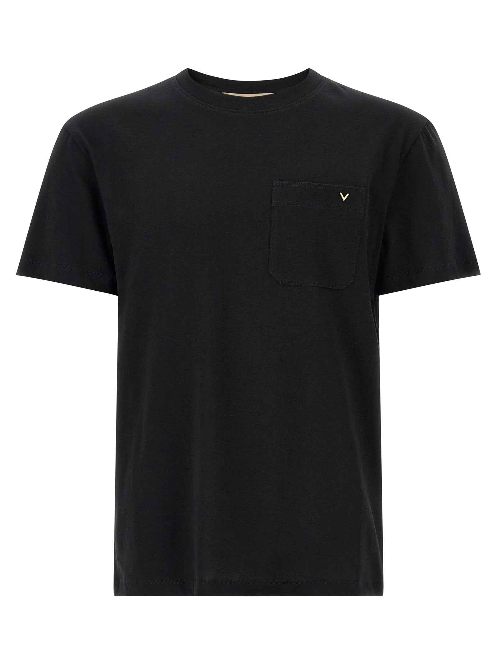 Black Cotton T-Shirt
