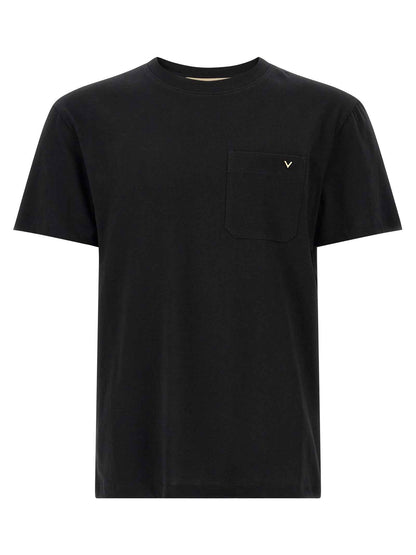 Black Cotton T-Shirt