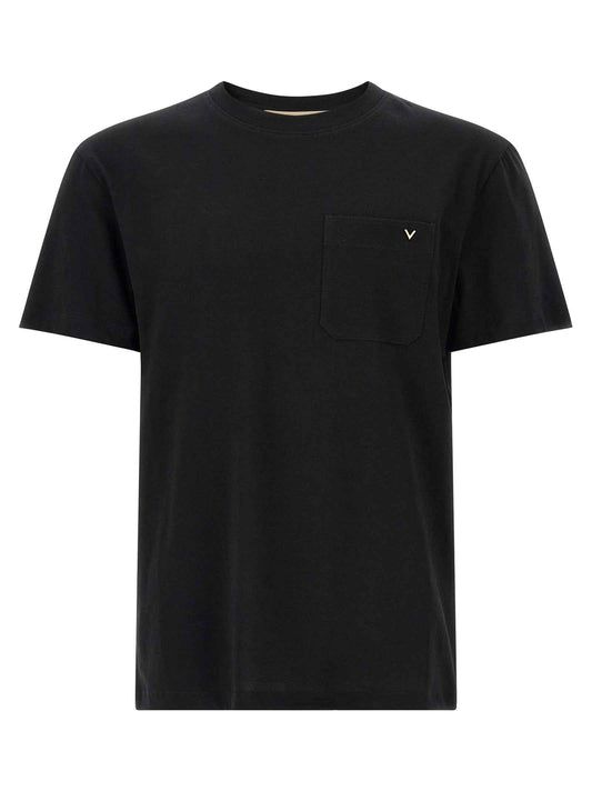 Black Cotton T-Shirt