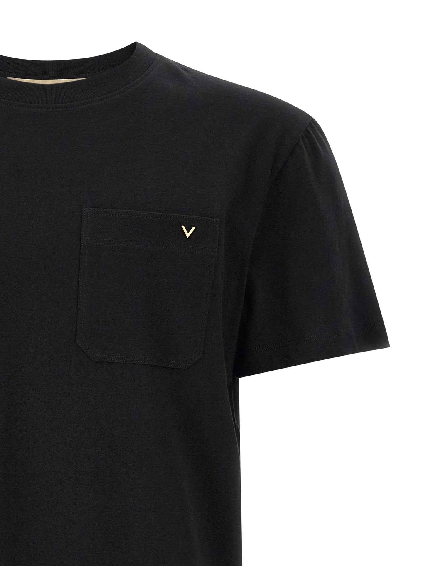 Black Cotton T-Shirt