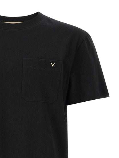 Black Cotton T-Shirt