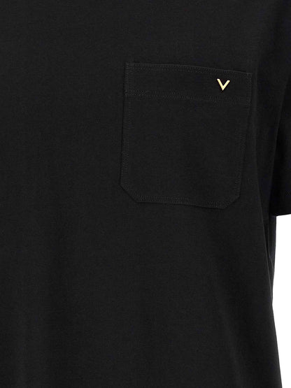 Black Cotton T-Shirt