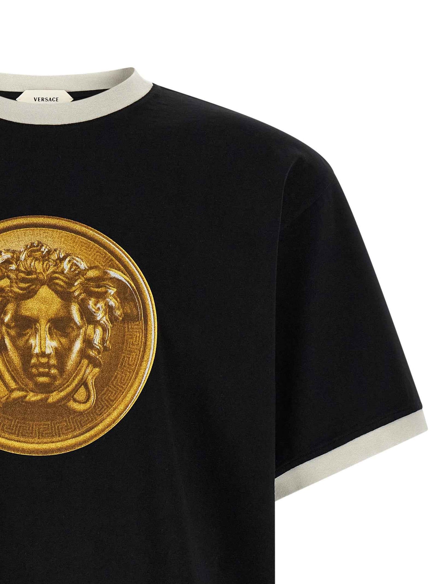 Black Cotton T-Shirt