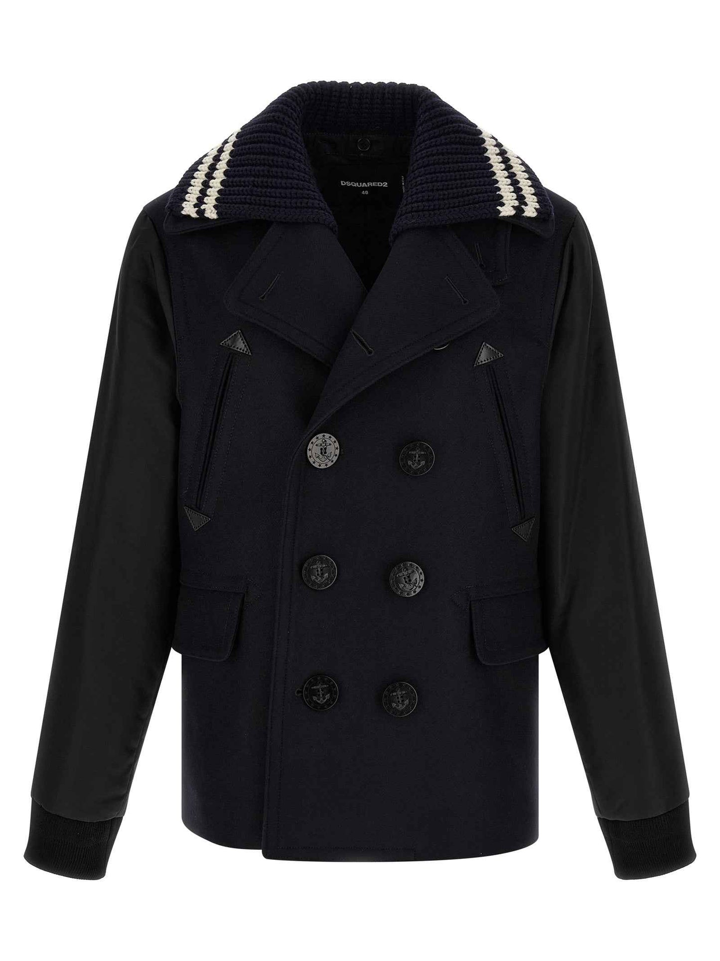 Blue Wool Coat