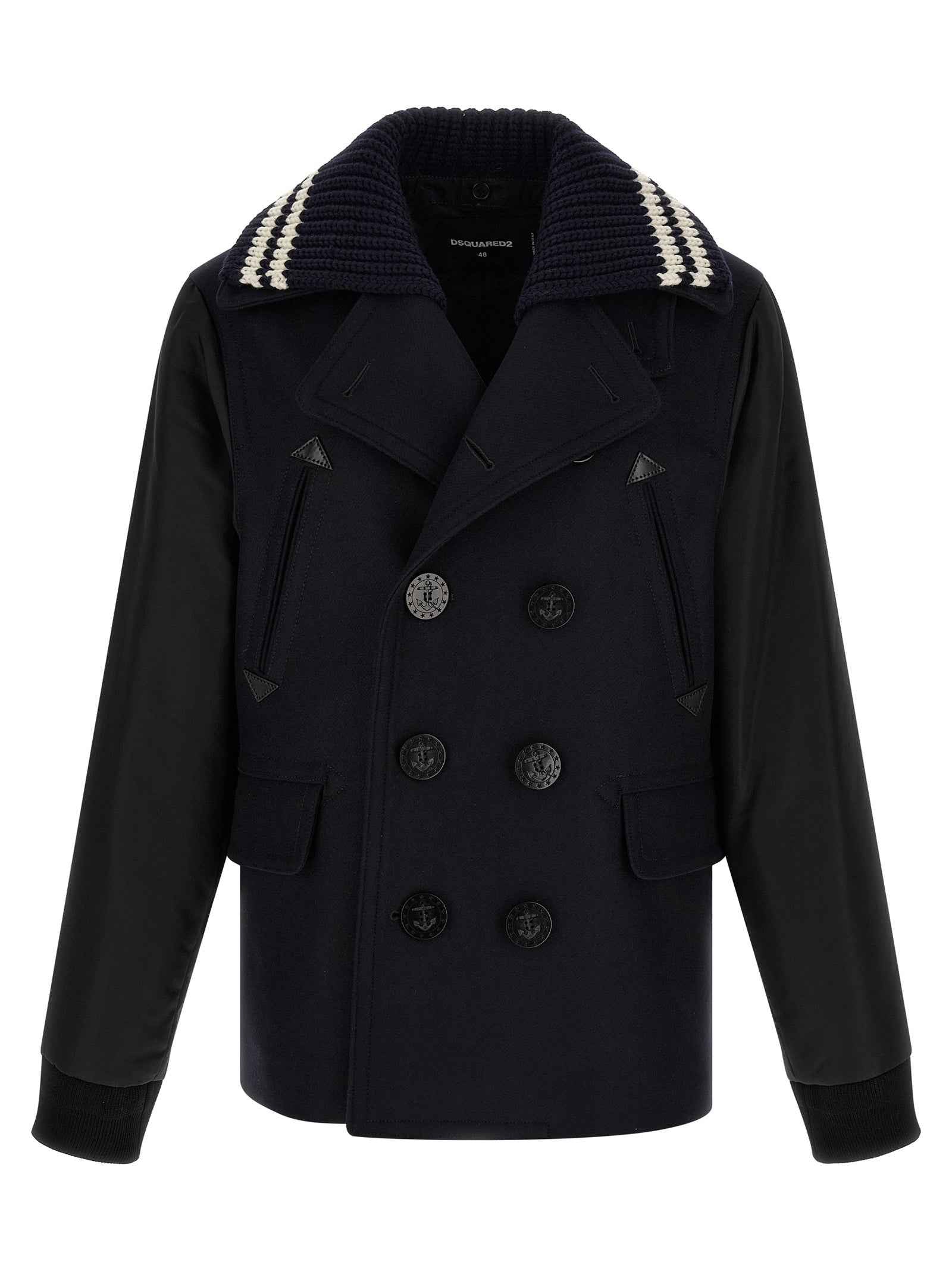 Blue Wool Coat