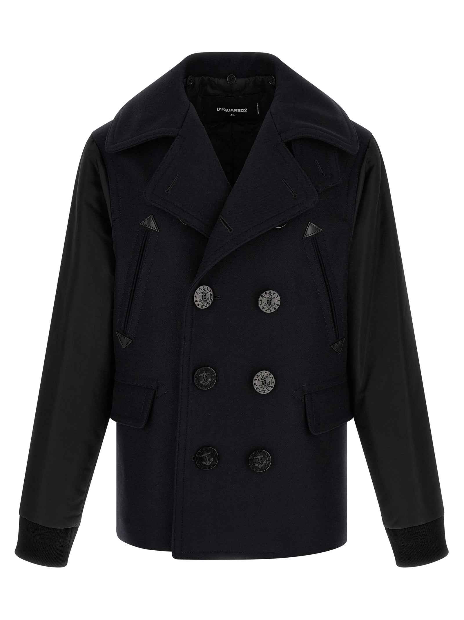 Blue Wool Coat