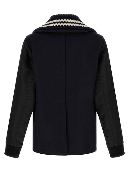 Blue Wool Coat