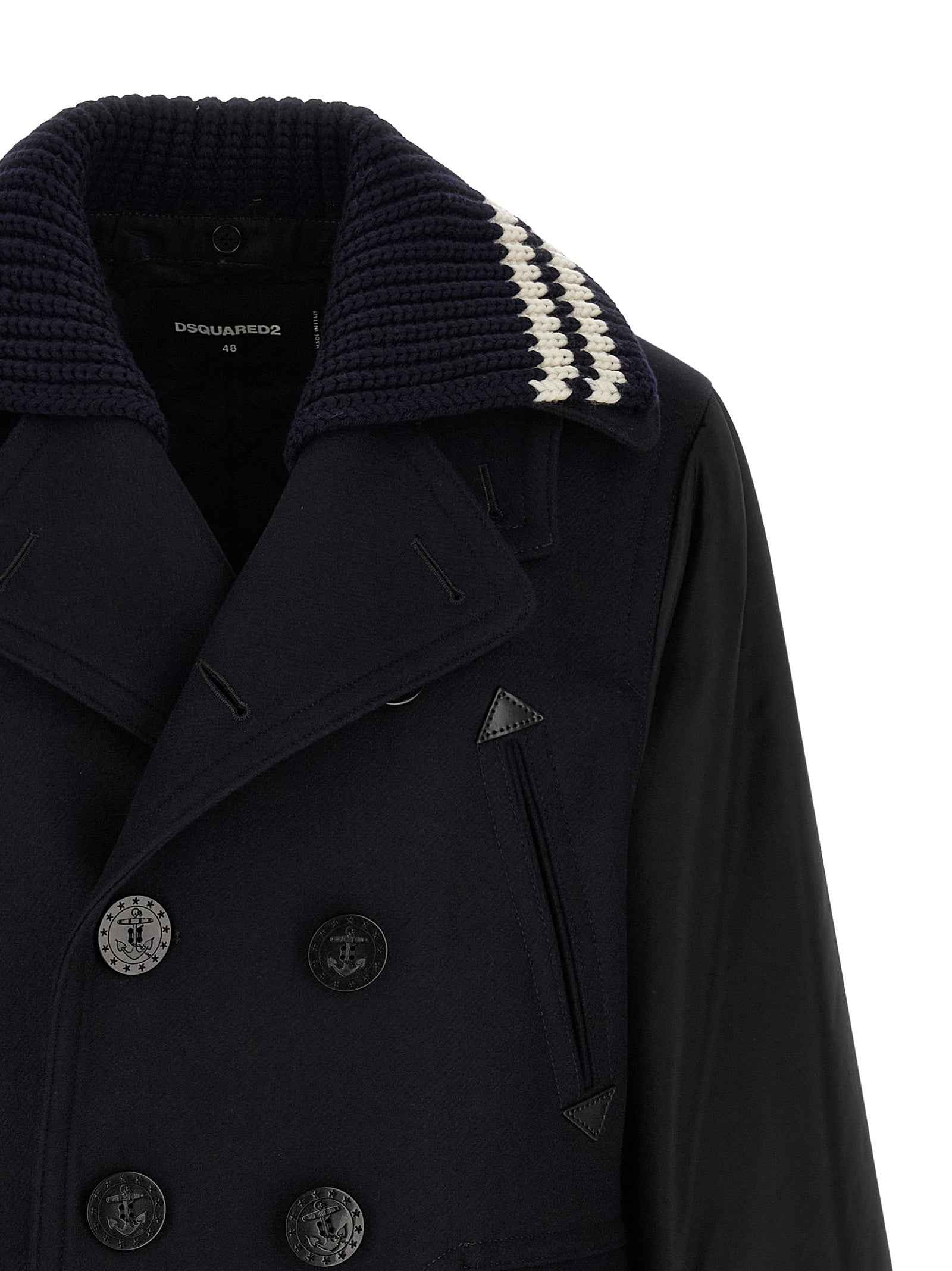 Blue Wool Coat