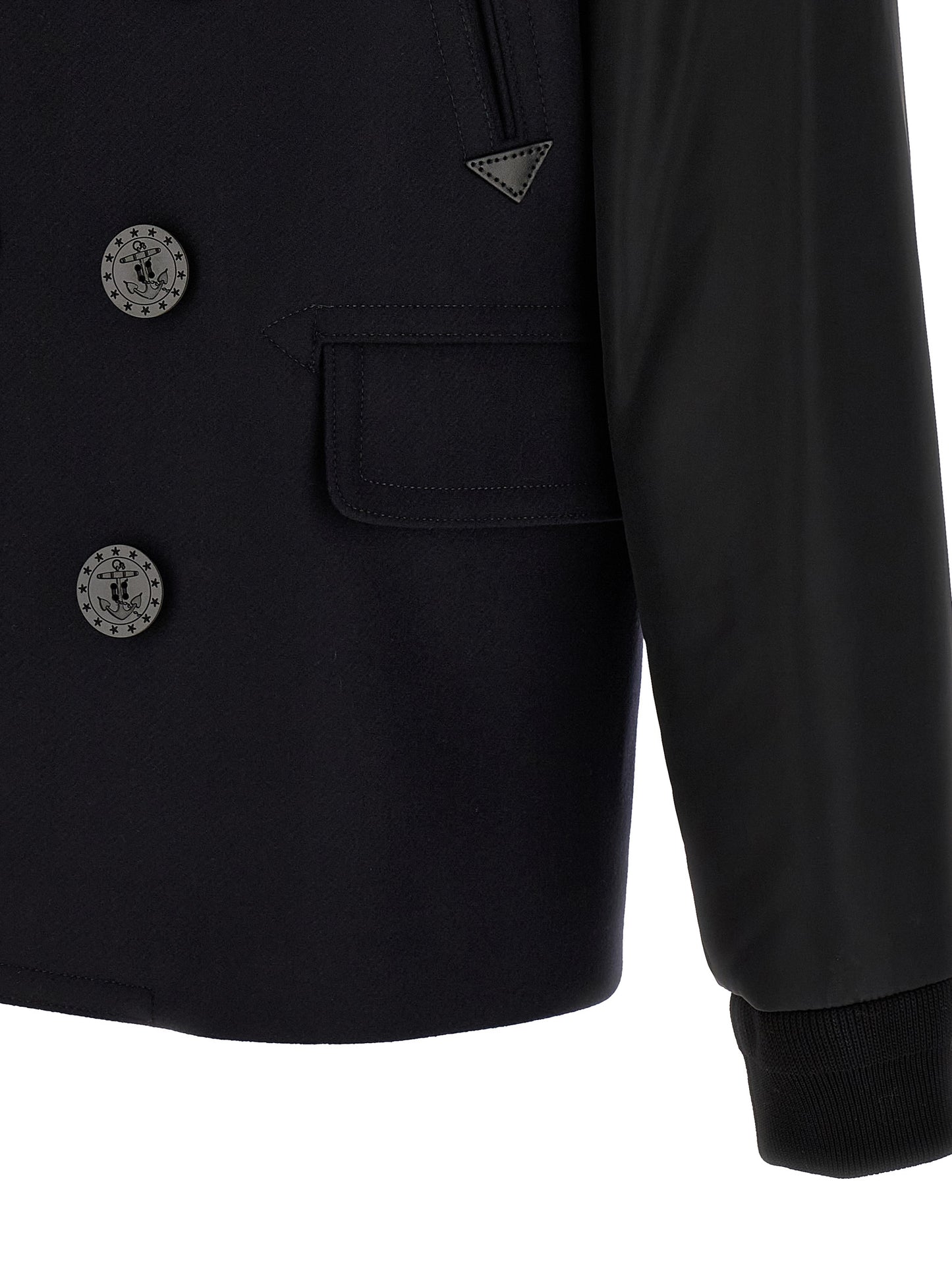 Blue Wool Coat