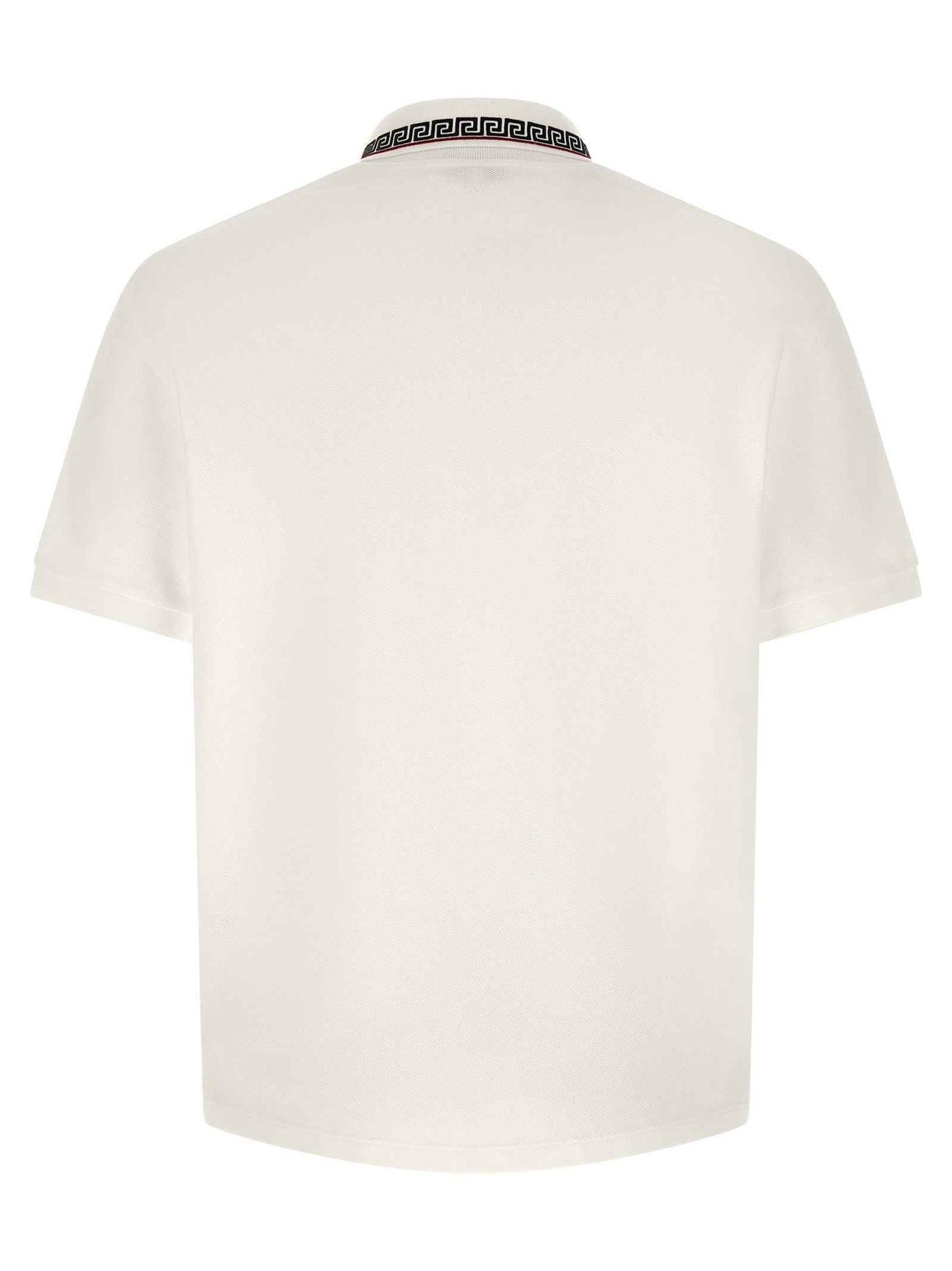 White Cotton Polo Shirt