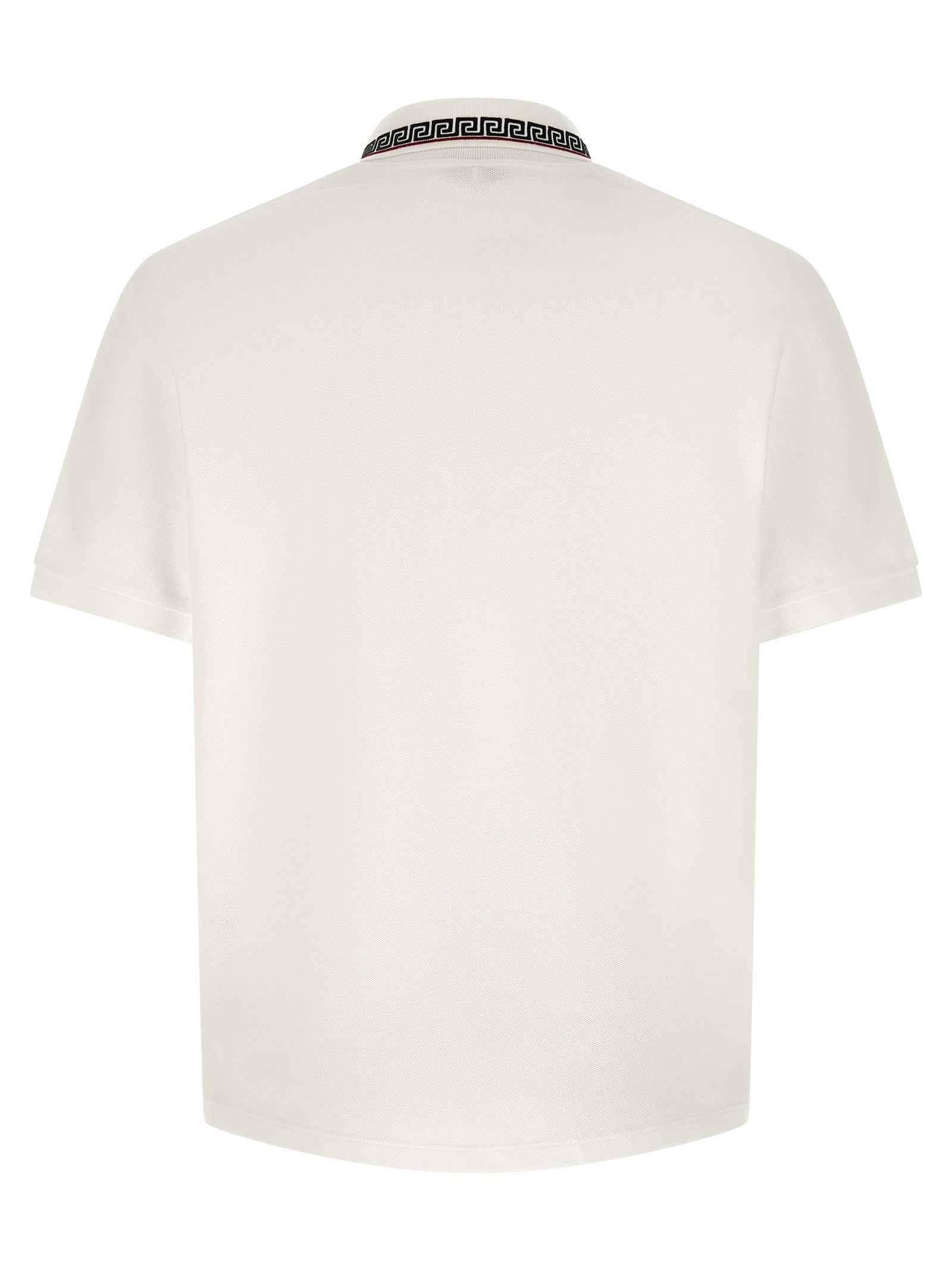 White Cotton Polo Shirt
