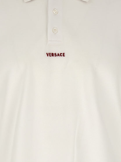 White Cotton Polo Shirt