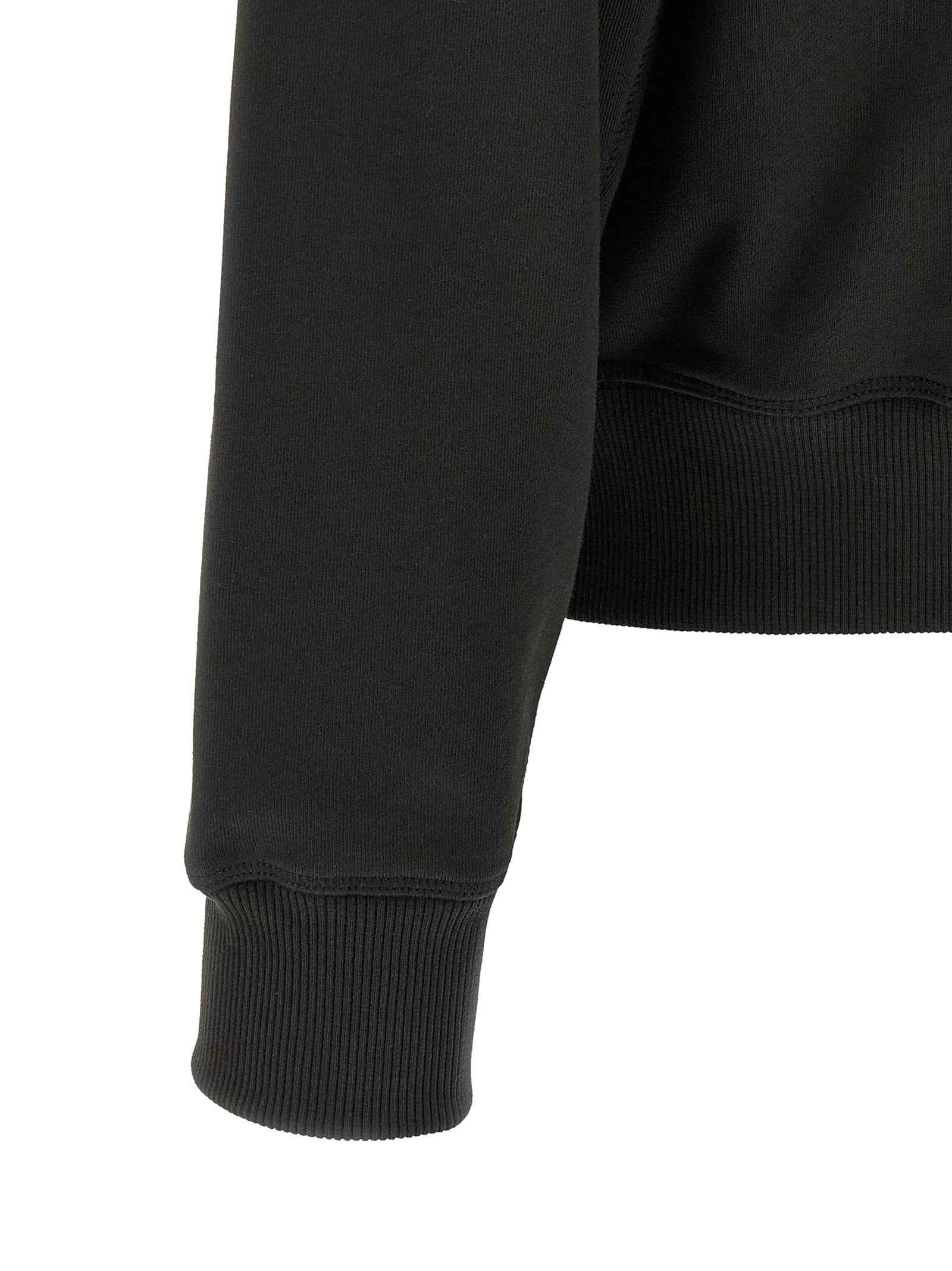 Black Cotton Sweatshirt
