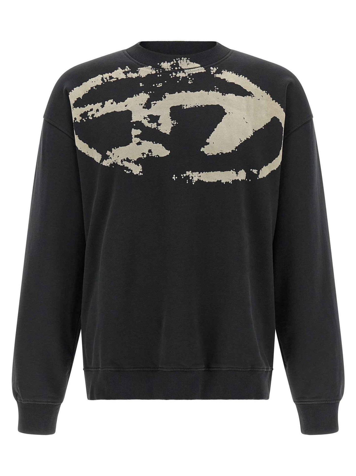 Black Cotton Sweatshirt
