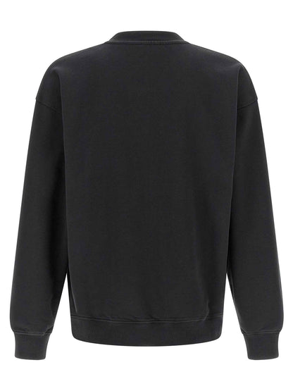 Black Cotton Sweatshirt