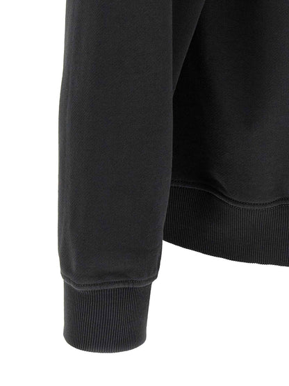 Black Cotton Sweatshirt