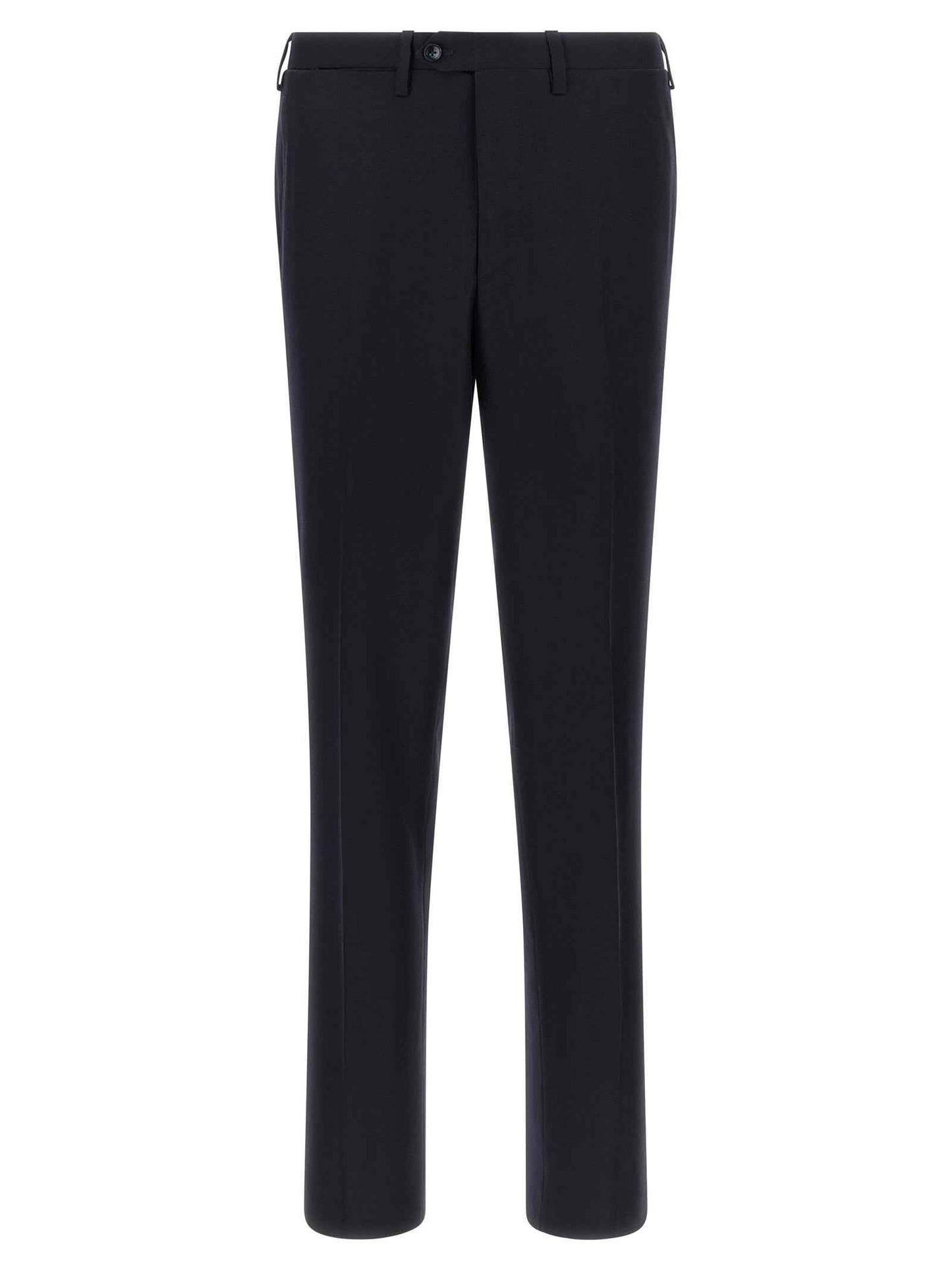 Blue Virgin Wool Two-Piece Suit
