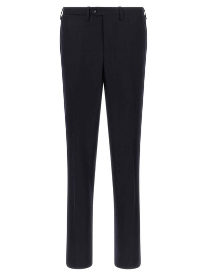 Blue Virgin Wool Two-Piece Suit