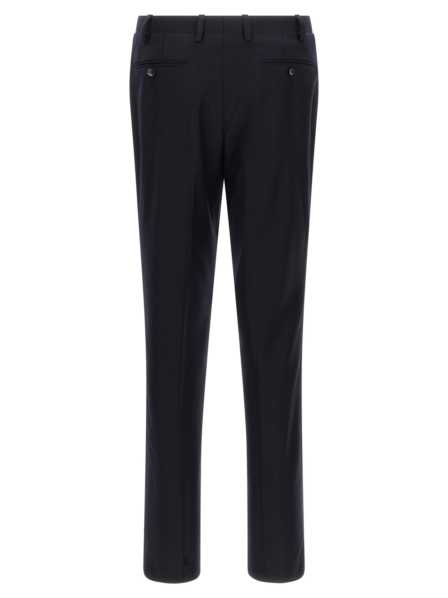 Blue Virgin Wool Two-Piece Suit