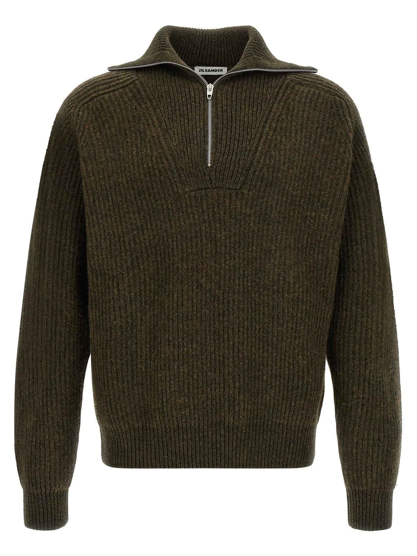 Bicolor Wool Cardigan