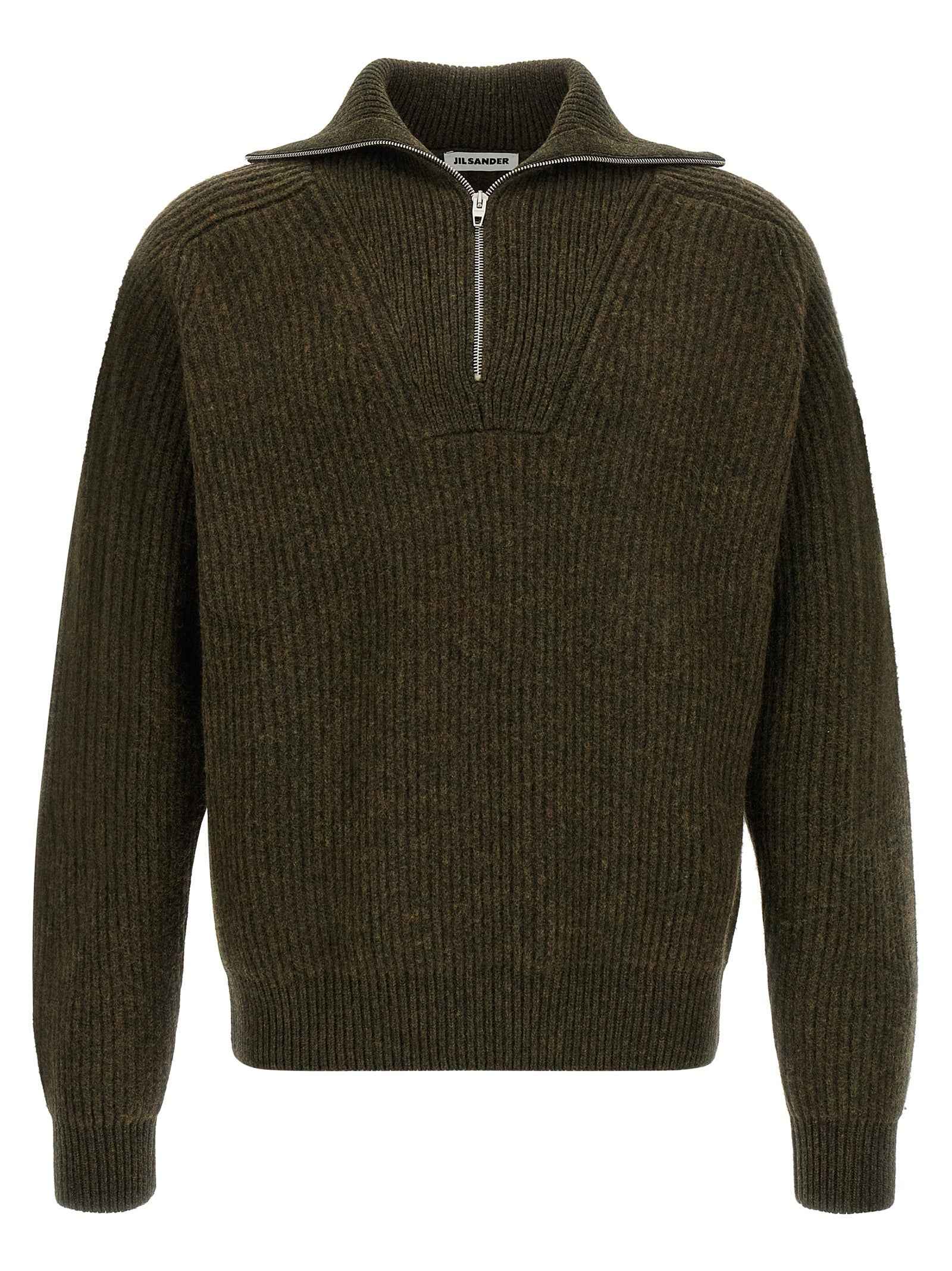 Bicolor Wool Cardigan