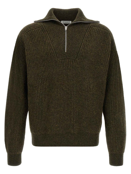 Bicolor Wool Cardigan