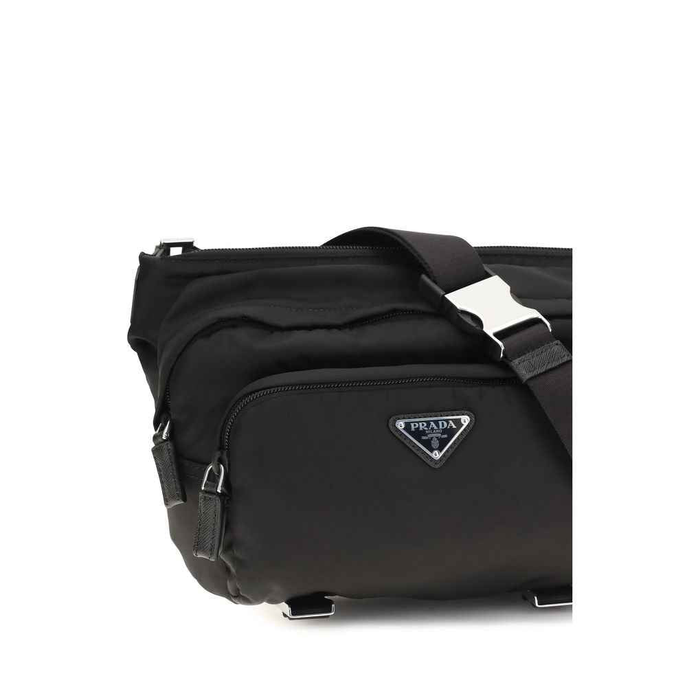 Black Nylon Shoulder Bag