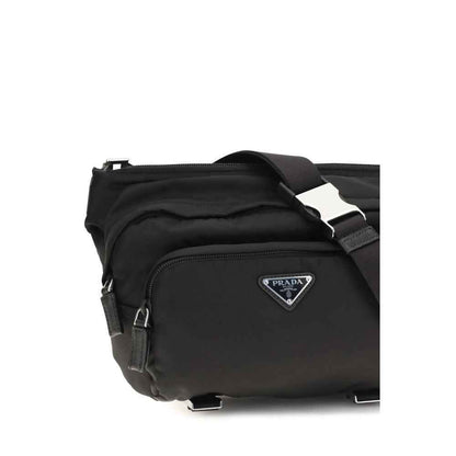 Black Nylon Shoulder Bag