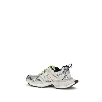 Gray Polyester Athletic Sneakers