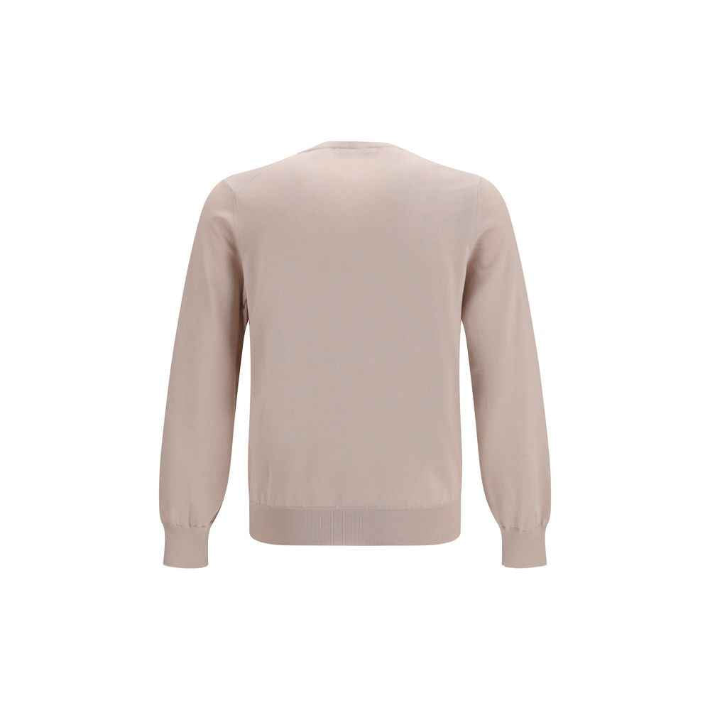 Beige Cotton Sweatshirt